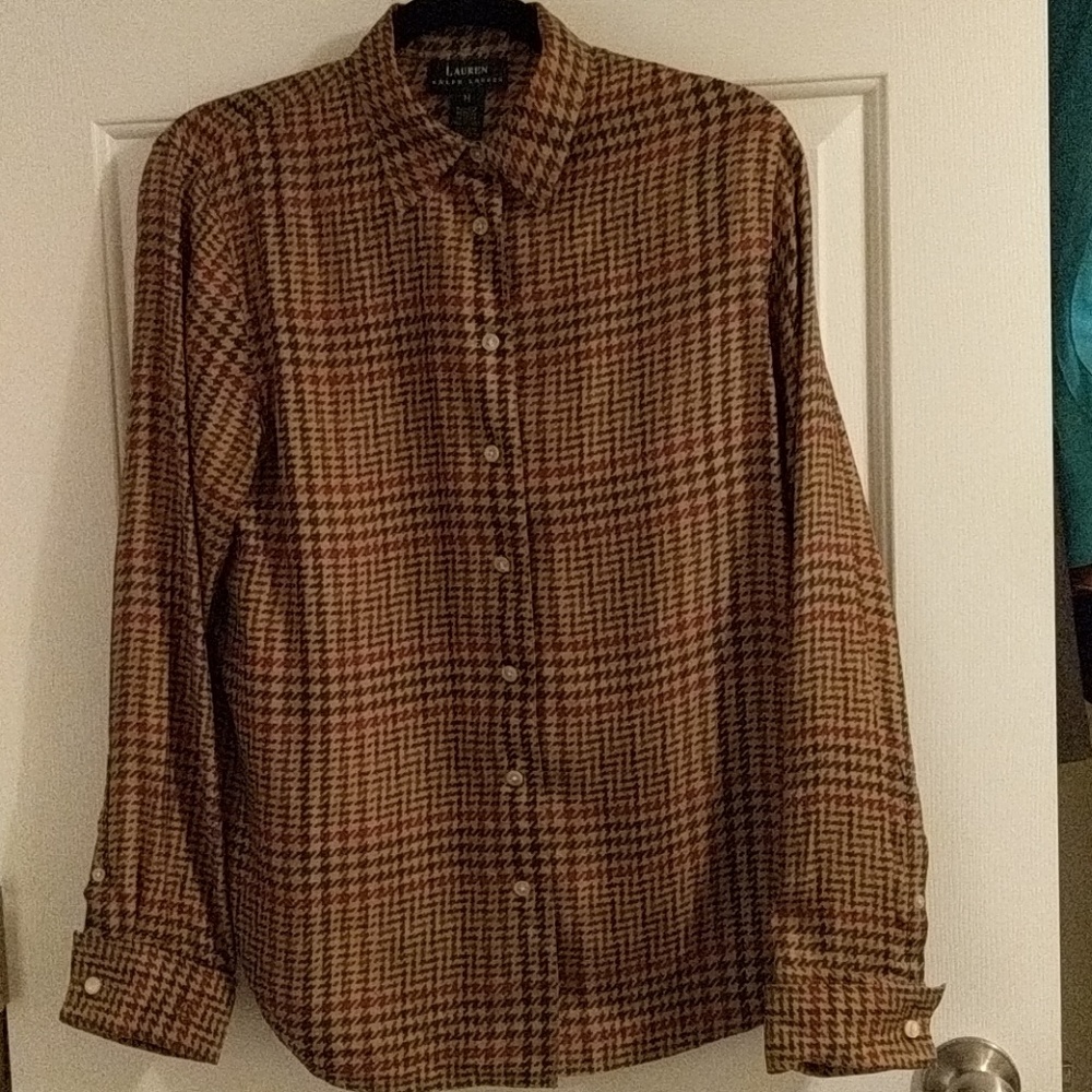 Classic style silk blouse